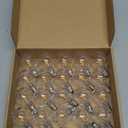 Meconard G40 1.57 Inch Led Replacement Light Bulbs, E12 Screw Base Shatterproof LED Small Globe Light Bulbs for Outdoor String Lights, 1Watt Equvalent to 5 Watt Incandescent Bulbs, Warm White, 25Pack