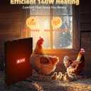 PETNF Chicken Coop Heater 140 Watts Radiant Heat Chicken Heater Energy Efficient Design Safer Than Brooder Lamps Heater for Chicken Coop, Heating Wire UL-Compliant Two Ways to Use, 11.81''x15.74''
