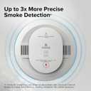 Kidde Smart Smoke Detector, Ring App Enabled for Real-Time Notifications, Hardwired Alarm, AA Backup Battery