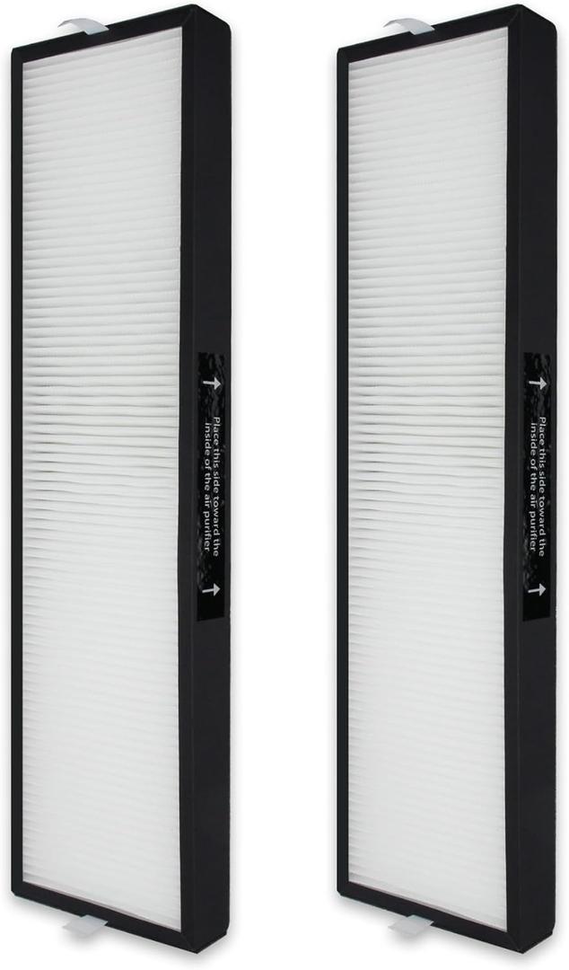 182550 Air Filter Replacement HEPA Filter, Compatible with Bionair BAP536UV-U Air Purifier and Holmes HAP537UV / 2141139 Air Purifier, 2 H13 True HEPA Pre-Filter, Pack of 2
