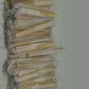 50pcs Paper Hand Fan with Organza Bags Bamboo Handheld Folding Fans DIY Decorative Wedding Party Favors (Cream)