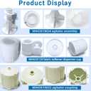 3-in-1 WH43X10034 WH43X139 WH43X10032 Washer Agitator Repair Kit Fits for GE Hotpoint Top Load Washers WH43X10034 Agitator + WH43X139 Fabric Softener Dispenser + WH43X10032 Coupler