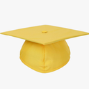 Unisex Adult Matte Graduation Cap with Tassel Year Charm 2025 Pack of 2