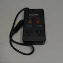 300W Car Power Inverter, DC 12V to 110V AC Car Plug Adapter with LED Display, 65W/24W USB-C Fast Charging Car Outlet Adapter to Wall Plug,Portable Car Charger with Switch Control Converter for Laptops