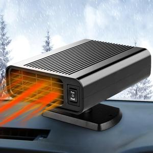 2026 Upgraded Portable Car Heater & Defroster, 12V Fast Heating Windscreen Defogger with 150W & Cooling Fan, Plugs into Cigarette Lighter for All Cars