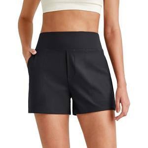 G4Free ShiftReady Dress Shorts for Women High Waisted Tailored 3"
