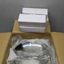 Chafing Dishes for Buffet 4 Pack,8QT Food Warmers for Parties Buffet, Christmas Gatherings [Elegant Gold and Silver Colors] Stainless Steel Round Chafing Dish Buffet Set,Buffet Servers and Warmers (13.5"L x 13.5"W x 9"H)