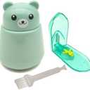 CoaGu 2-Pack Pill Crusher and Cutter Grinder | Effortlessly Crush Small or Large Pills into Fine Powder | Easy Cleaning | Green