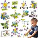 STEM Toys, SMILESSKIDDO 434 PCS Building Blocks, 36+ Robot Models Learning & Education Science Kit Toys, 5 6 7 8 9 10 11 12 Year Old Boy and Girl Gift