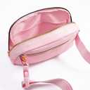 Cross Body Fanny Pack for Women,Fashion Waist Packs Crossbody Bags,Belt Bag with Adjustable Strap - Peach