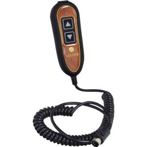 Golden Burl Hand Control Zk1200-hc 2 Button Hand Control 5 Pin (Replaces Okin and Limoss) LED Lighted