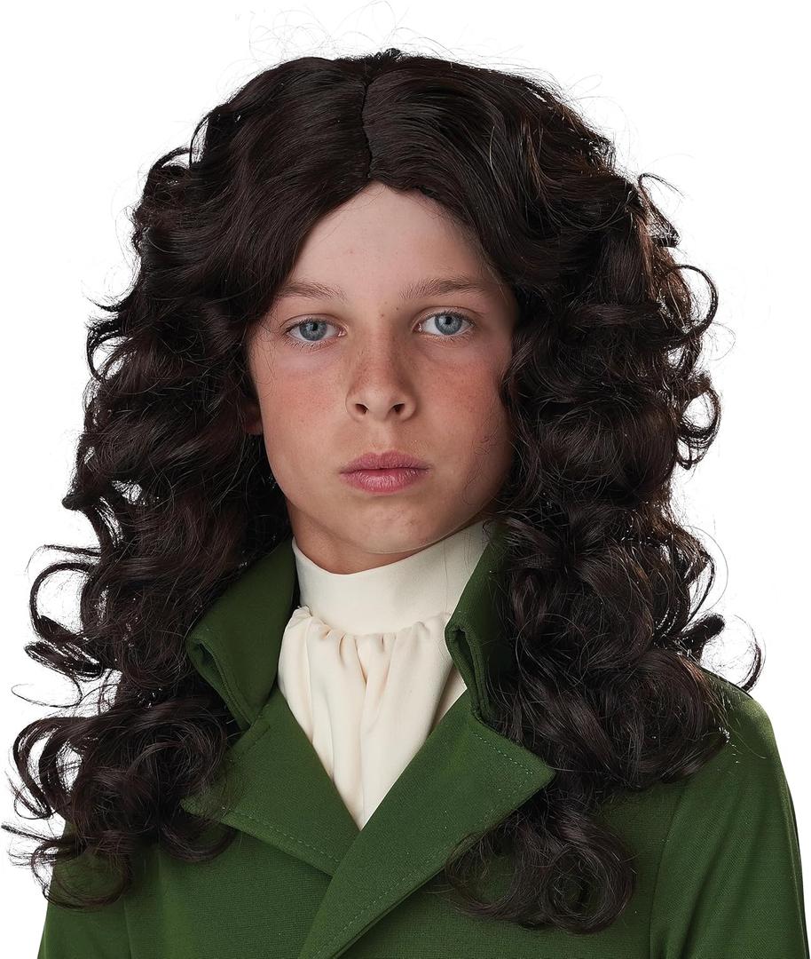 California Costumes CaliCo, Sir Isaac Newton, Child Costume Wig