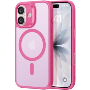 ESR for iPhone 17 Case, Compatible with MagSafe, Shockproof Military-Grade Protection, Scratch-Resistant Back, Magnetic Phone Case for iPhone 17, Classic Hybrid Case, Frosted Pink (iPhone 17 6.3 inch)