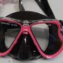 Greatever Dry Snorkel Set, Panoramic Wide View, Anti-Fog Scuba Diving Mask, Professional Snorkeling Gear for Kids (S)
