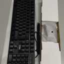 RedThunder K10 Wired Gaming Keyboard and Mouse and Wrist Rest Combo, RGB Backlit, Mechanical Feel Anti-ghosting Keyboard + 7D 7200 DPI Mice+Soft Leather Wrist Rest 3 in 1 PC Gamer Accessories(Black)