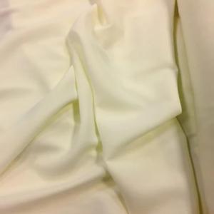 Kalahari Crepe, 58" Wide, 100% Polyester, Fabric by The Yard, Soft, Flowy, Machine Washable, Wrinkle Free, New Ivory, 2 Yards