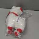 Threan 8 Inch Christmas Stuffed Animal Christmas Plush Doll with Santa Hat for Holiday Decoration Winter Gifts(Alpaca Style)