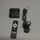 Android 14.0 TV Box 2025, LEFFOT RK3518 4K Ultra HD Streaming Device for TV, 2GB RAM 16GB ROM, Smart TV Box with Voice Remote, 2.4G & 5G WiFi 6, BT 5.4, USB 3.0, HDR10, Rockchip RK3518 Quad-Core A53