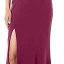 Dress The Population Womens Bodycon (Small, Burgundy)