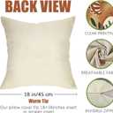 Fahrendom Boho Dinosaur Rawr Decorative Throw Pillow Covers 18 x 18 Set of 4, Bohemian Dino Stay Curious Porch Patio Outdoor Pillowcase, Sun Rainbow Plant Sofa Couch Cushion Case Home Decor
