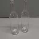 Tioncy 10 Sets 15oz Plastic Liquor Bottles with Pourers Sets 10 Plastic Long Neck Syrup Bottles with Pourer and Caps Reusable Leakproof for Home Party Bar(Red)