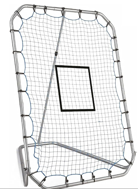 Franklin Sports Baseball Rebounder Net - Baseball Pitchback Net + Throwing Trainer - All Angle Bounce Back Net - Multi-Position Fielding + Throwing Aid