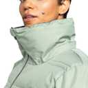 Roxy Women's Quinn 10K Waterproof Insulated Snow Jacket‚ÄìQuilted Ski-Snowboard Puffer-Removable Faux Fur Hood, Lily, X-Large