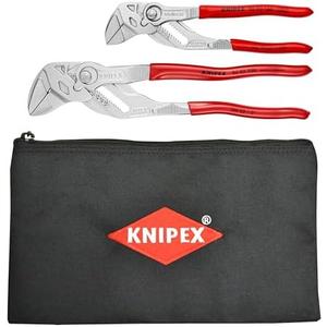 Knipex Tools 9K 00 80 109 US Pliers Wrench 7" and 10" Set with Keeper Pouch (2 Piece)