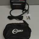 ROCGORLD R8 Tire Inflator Portable Air Compressor, DC 12V Air Compressor Portable with Large Dual Digital Screen, 3X Faster Inflation Air Pump for Car, Bike, Ball, Motor (Red)