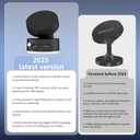 Magnetic Phone Holder for Car Mount,Vacuum Magnetic Suction Car Accessories for Women Men iPhone 16 Pro Max 15 14 13 12 Plus Samsung Huawei (Black)