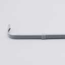 Yafa Home Fashion Heavy Duty Single Standard Adjustable Curtain Rod Hardware Included(White,48"-84")