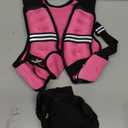 FUFF Weighted Vest 5lb Weights with Reflective Stripe, Weighted Vest for Men Women Strength Training Running Walking Jogging