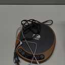 SourKeeper, Larger 2-in-1 Sourdough Starter Warmer Pro - 2026 Upgrade Larger Heating Plate, Dough Temp Probe, 1F Control (70110F), 24H Timer, Real-Time Monitoring,  Walnut, 6.5inch