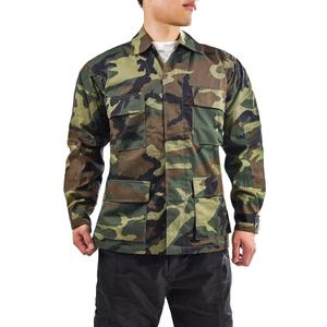 BACKBONE Mens Army Military Battle Dress Uniform BDU Shirt Camo Top Jacket, Size XL