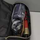 Infiniti PRO CONAIR 5-in-1 Hair Drying Wand, Straightener, and Styler, Ionic All-in-One Digital Motor Blow Dryer, Includes 4 High-Performance Attachments, Cherry Red