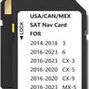 Latest Navigation SD Card Memory, Compatible with maz*da Models: (2016-23)-Cx3(2016-20)-CX5(2016-20)-Cx9. (2016-23)-Mx5. (2014-18)-3. (2016-23)-6, Can/Mex/USA Maps(NAVISD1423)