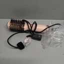 Dual Voltage Travel Hair Dryer Brush Mini Hot Air Brush with European Plug One Step Blow Dryer and Styler Volumizer for Home and Salon Use