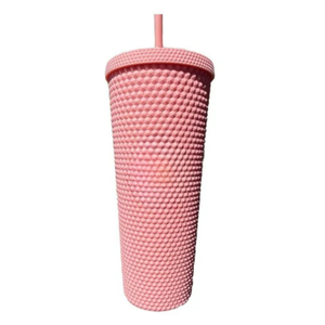Manna Studded Tumbler Rubberized finish Pink