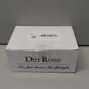 Der Rose Set of 6 Succulents Plants Artificial in Pots Small Fake Plants for Bedroom Aesthetic Living Room Shelf Bathroom Decor Office Desk Accessories (Green)