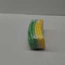 Halloscume 6 Pcs Exercise Hoop Detachable Fitness Rings Adjustable Plastic Toy Fitness Hoop Playground Toys Colored Circles for Teens Games Gymnastics Agility, 28 Inch(Green, Yellow)