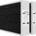 X6675 Merv 16 Air Filter 20x25x5 Efficient Air Filter Compatible with Lennox X6675 and Lennox HCC20-28 Furnace HVAC System, Part Number HCF20-16, 2 Pack