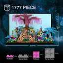 Micro Brick Tree of Life Building Set, Creative Nature World Model, 3D Wall Art Home Office Decoration or Table Display, Collectible Display Set, Ideas Gift Building Toy for Adults,Teens Ages 8+ Kids, 7 inches x 12 inches x 2 inches
