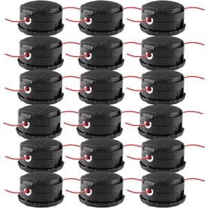 VIABRICO Trimmer Head Compatible for Echo Speed Feed 400 Bump SRM-225 SRM-210 SRM-230 Pas225 Pas210 Pas211 Weed Eater Head Replacement 18 Pack