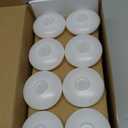 Homemory 24 Pack 3 Flameless Led Floating Candles, 200 Hour White Battery Operate Waterproof Tealights for Cylinder Vases, Centerpieces at Wedding Decor, Party, Pool