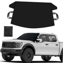 EcoNour Windshield Protector | Durable 600D Oxford Fabric | Waterproof Winter Car Cover for Pickup Truck, SUV & Mini Van | Essential Car Accessories | XLarge (74"x43")