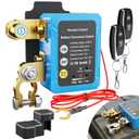 12V 240A Remote Battery Disconnect Switch Kill Switch Automatic Power Shut Off Switch Remote Control Switch for Auto Car Truck Boat