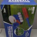 Automatic Baseball Pitching Machine for Kids, Baseball Hitting Trainer with Bat & 4 Balls, T Ball Launcher Training Equipment, Outdoor Indoor Sports Toy Gift for Boys Girls 6+