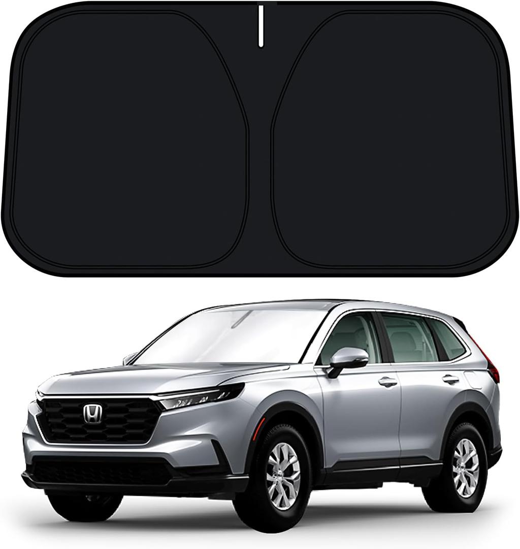 D-Lumina Windshield Sun Shade for Honda CR-V 2023 2024 2025 CRV Accessories, Front Window Sunshade Sun Visor Protector Block UV Rays Heat, Foldable 2 Layers 210T Material
