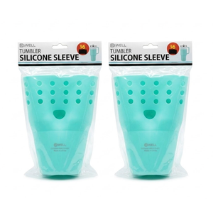 BWell Tumble Silicone Sleeve, 2pack, Green