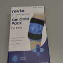 REVIX Ice Pack for Knee Pain Relief, Reusable Gel Ice Wrap for Leg Injuries, Swelling, Knee Replacement Surgery, Cold Compress Therapy for Arthritis, Meniscus Tear and ACL Blue